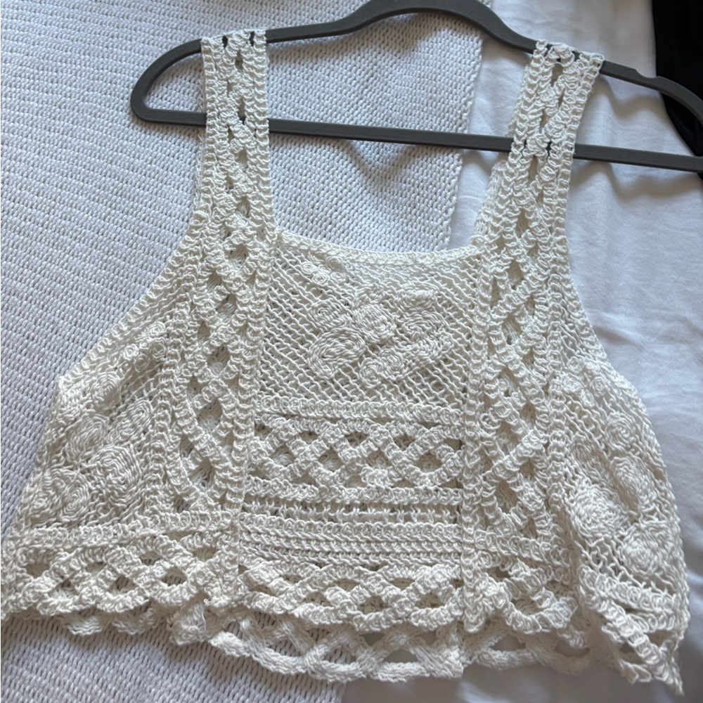 Crochet crop top